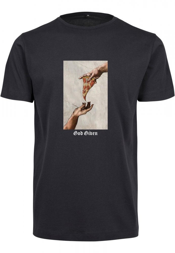 God Given Pizza Tee - navy M