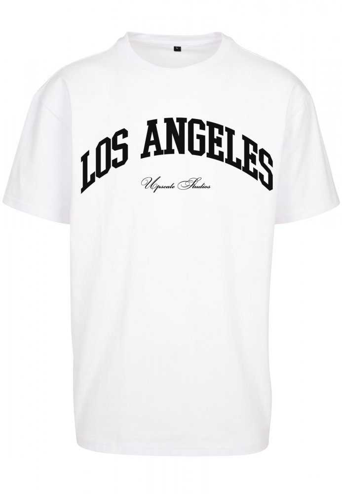 L.A. College Oversize Tee - white M