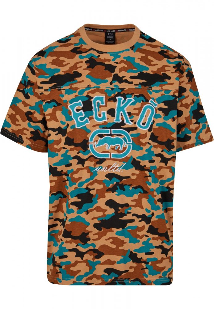 Ecko Unltd. Tshirt BBall - camouflage/black/green S