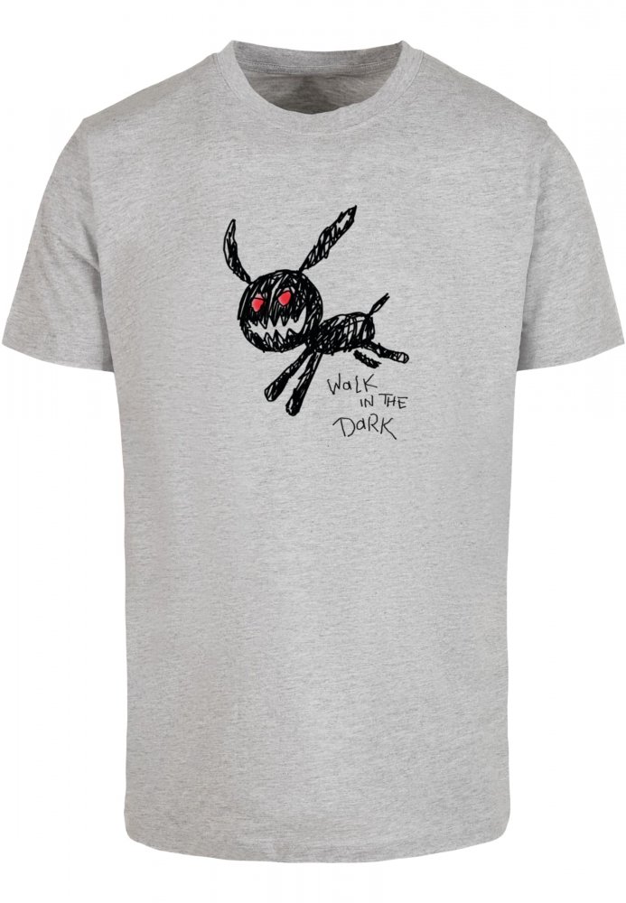 Walk In The Dark Tee - heather grey S