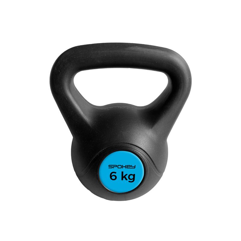 Spokey SCALES BASIC Kettlebell plastová činka 6 kg