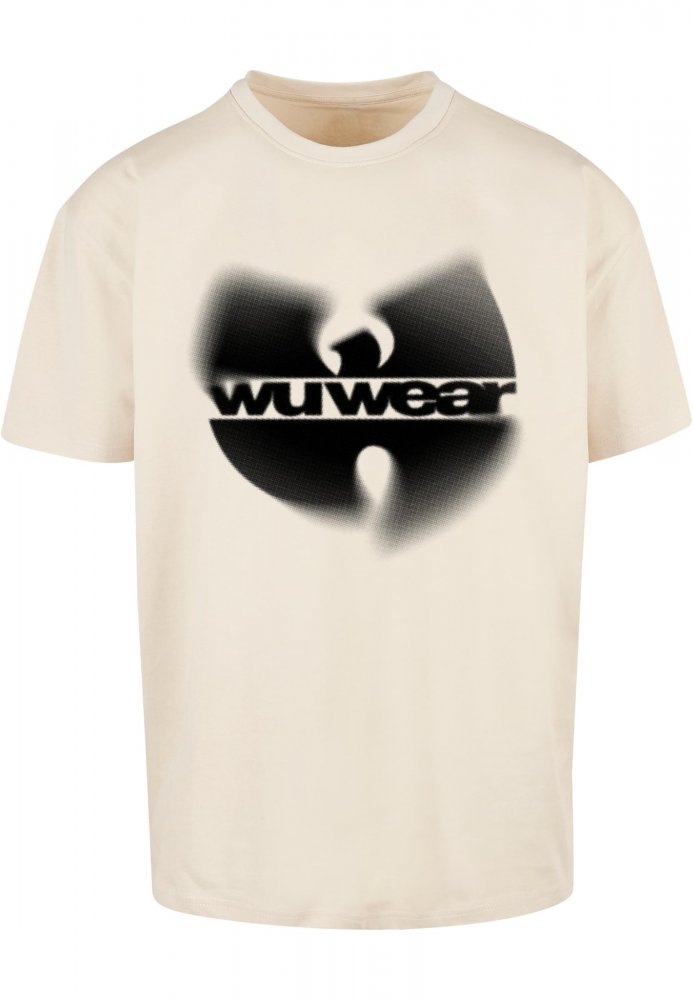 WU Wear Faded Logo Oversize Tee - sand XL