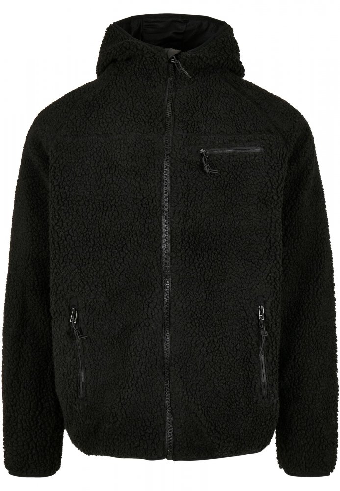 Černá pánská bunda Brandit Teddyfleece Worker Jacket S