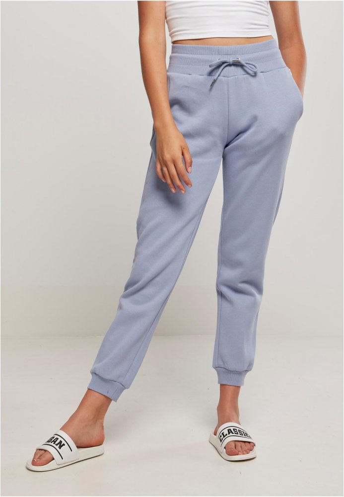 Ladies Organic High Waist Sweat Pants - violablue XL