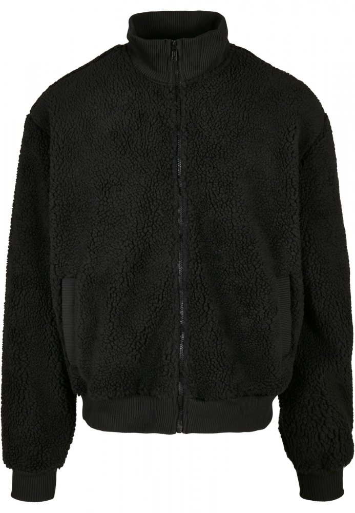 Boxy Sherpa Jacket - black XL