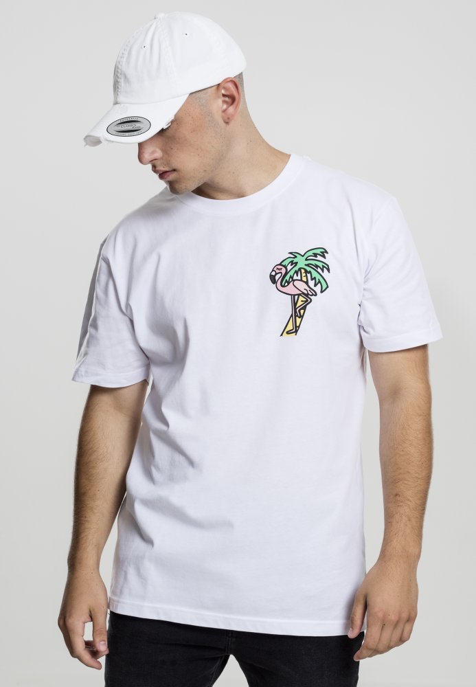Flamingo T-Shirt Round Neck - neo mint XS