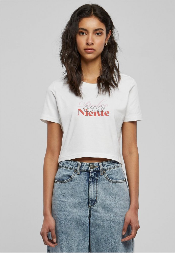 Dolce Far Niente Cropped Tee M