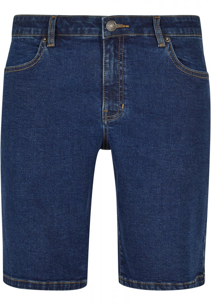 Relaxed Fit Jeans Shorts - mid indigo washed 28
