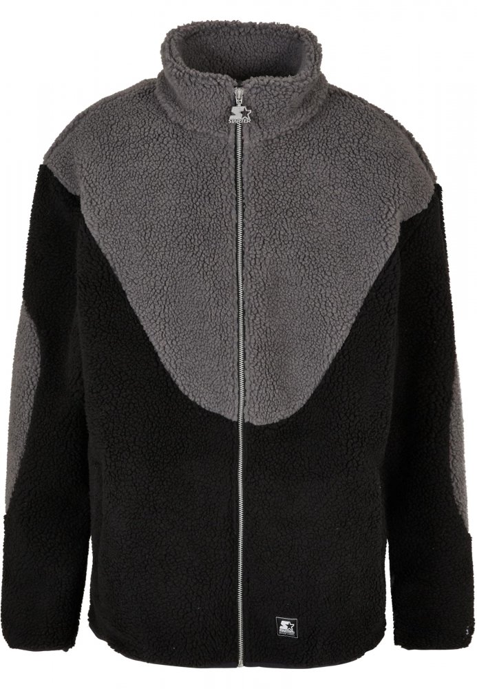 Starter Sherpa Fleece Jacket - black/asphalt S