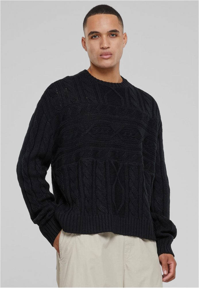Set In Boxy Sweater - black M