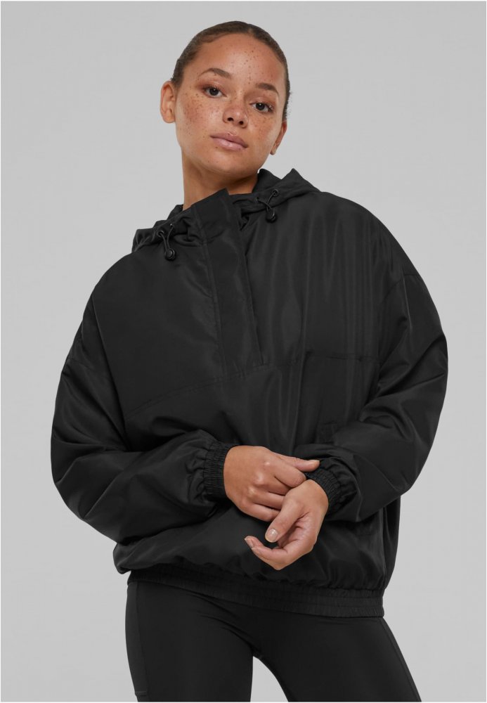 Ladies Recycled Oversized Pullover Jacket S