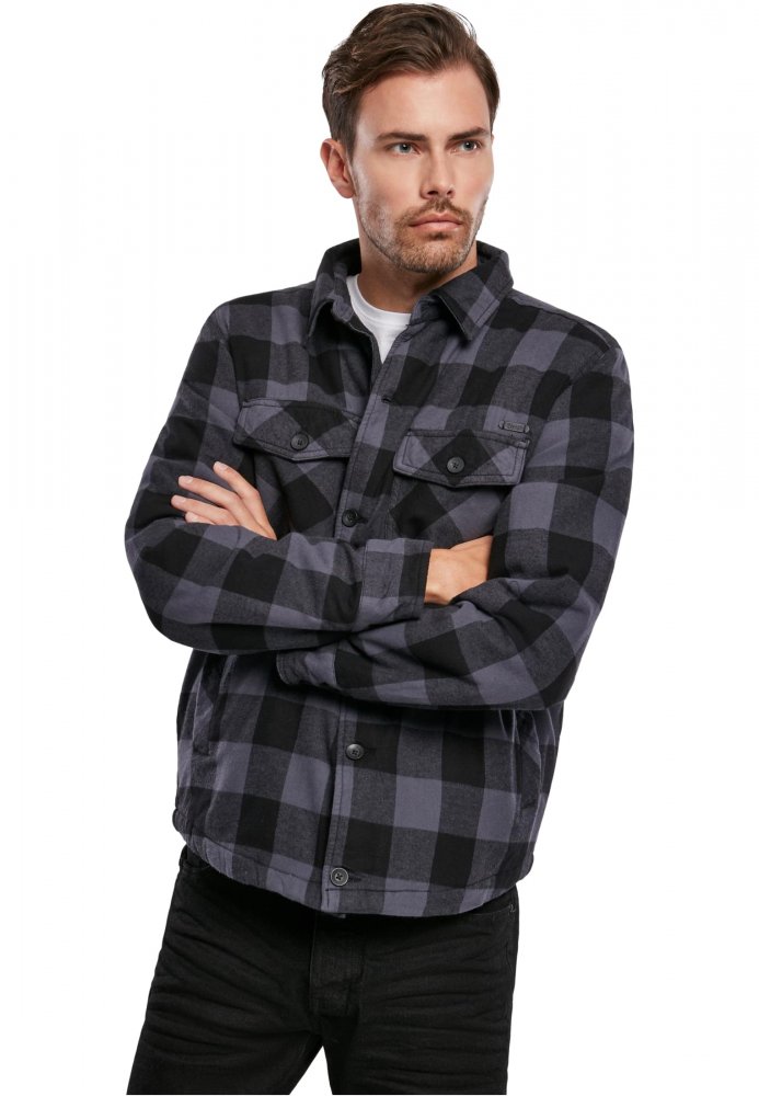 Lumberjacket - black/grey XL
