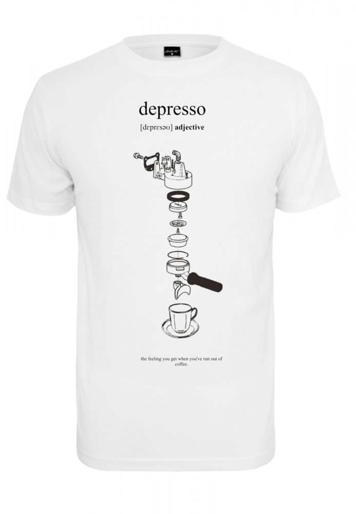 Depresso Tee - white M