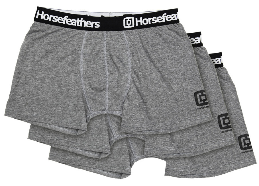 Trenky Horsefeathers Dynasty 3pack heather anthracite S