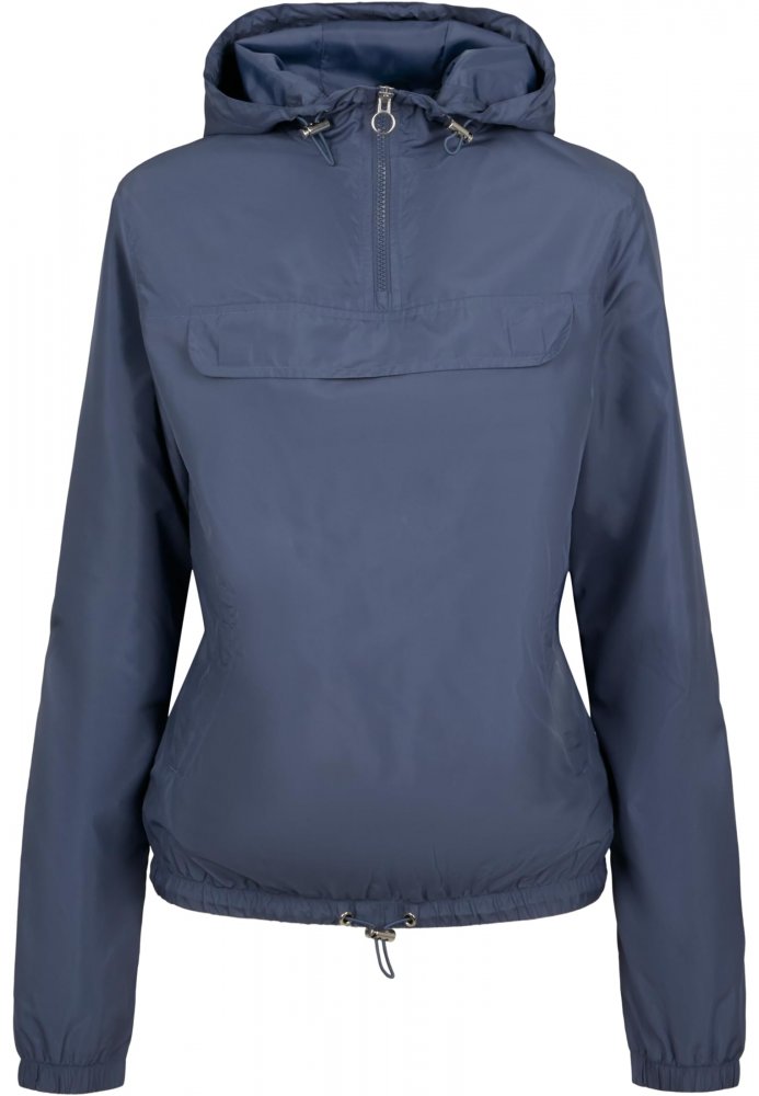 Modrá dámská jarní/podzimní bunda Urban Classics Ladies Basic Pullover XXL