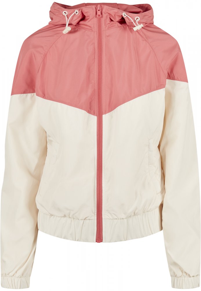 Růžovo béžová dámská jarní/podzimní bunda Urban Classics Ladies Arrow Windbreaker XL
