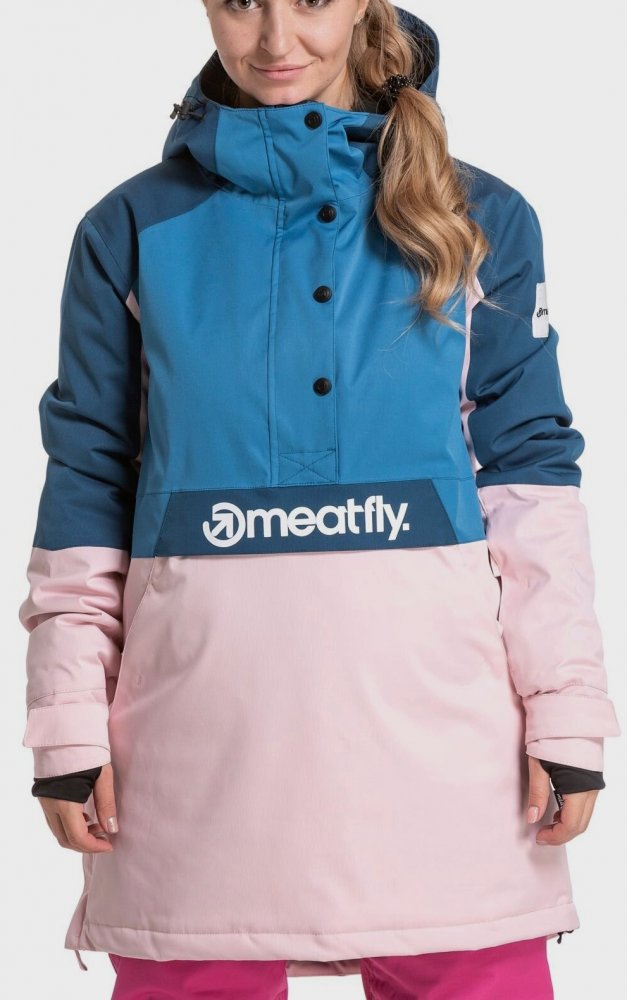 Zimní snowboardová dámská bunda Meatfly Aiko Premium powder pink XL