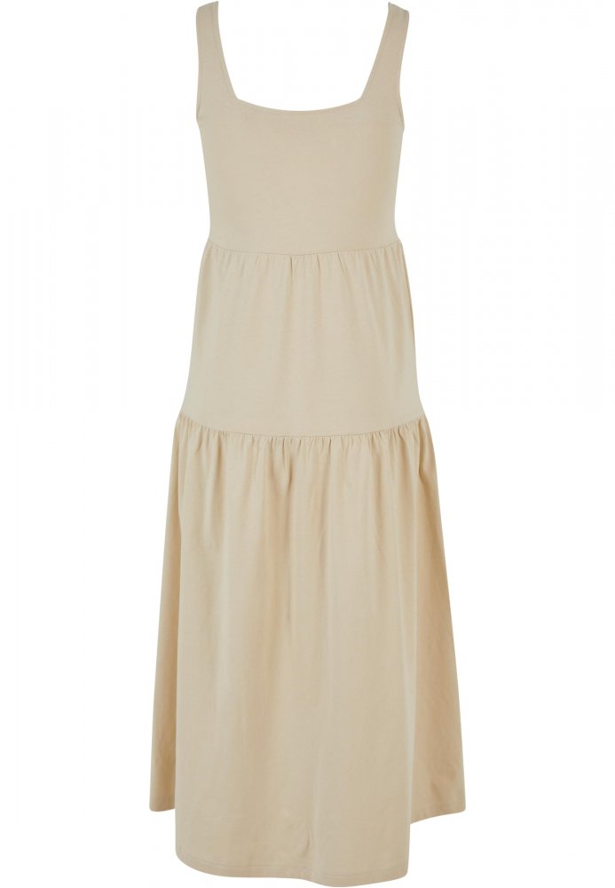 Ladies 7/8 Length Valance Summer Dress - softseagrass 4XL