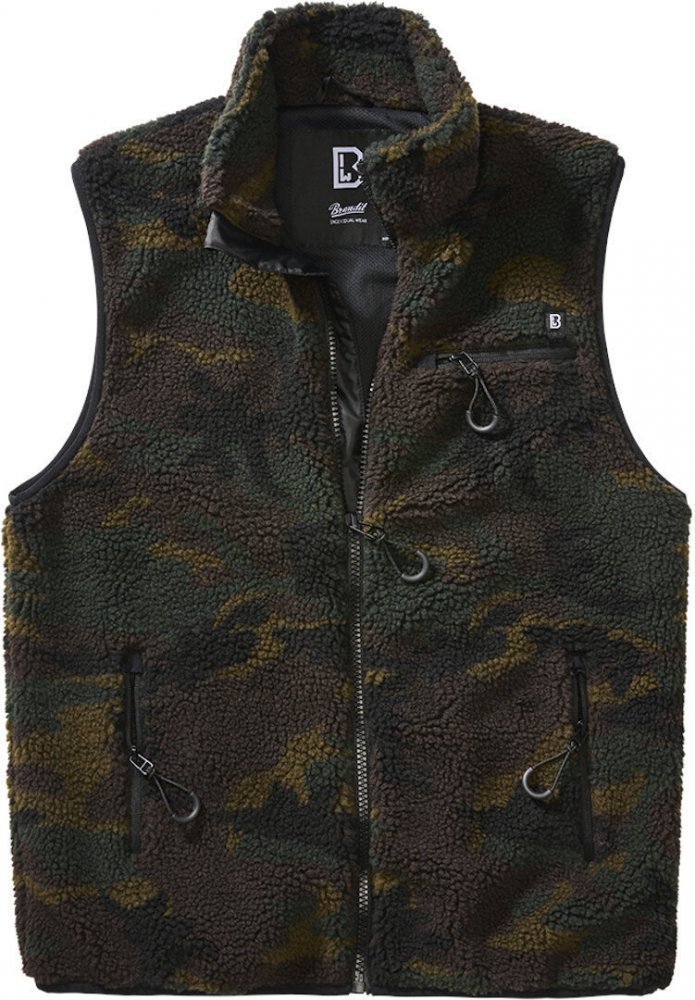 Teddyfleece Vest Men - woodland XL