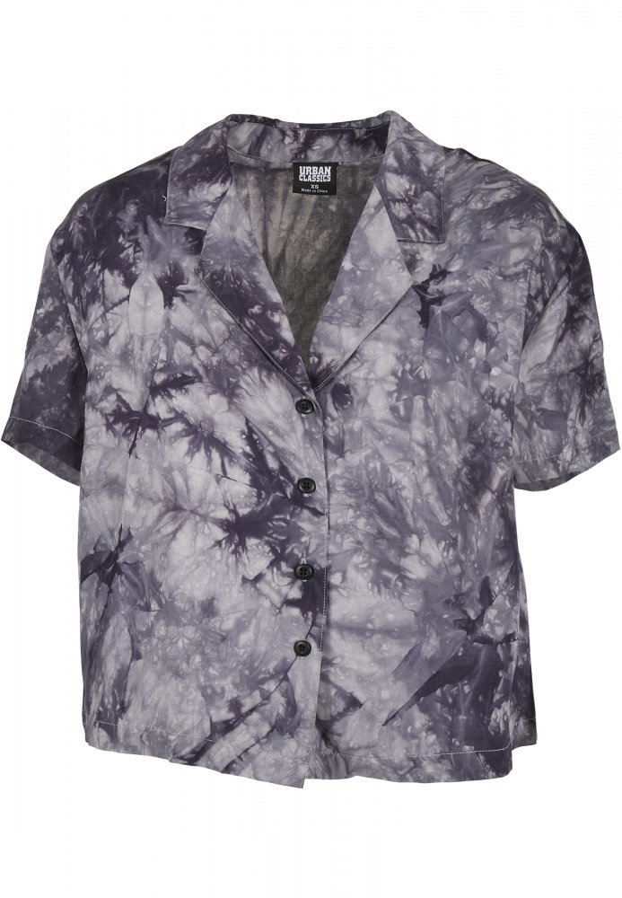Ladies Viscose Tie Dye Resort Shirt 4XL