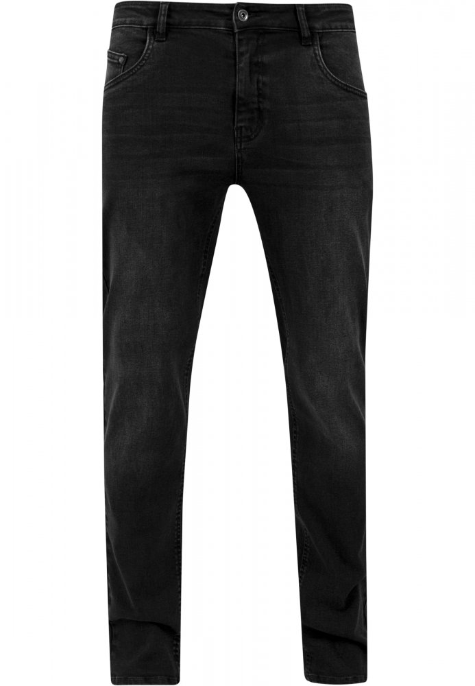 Stretch Denim Pants - black washed 30