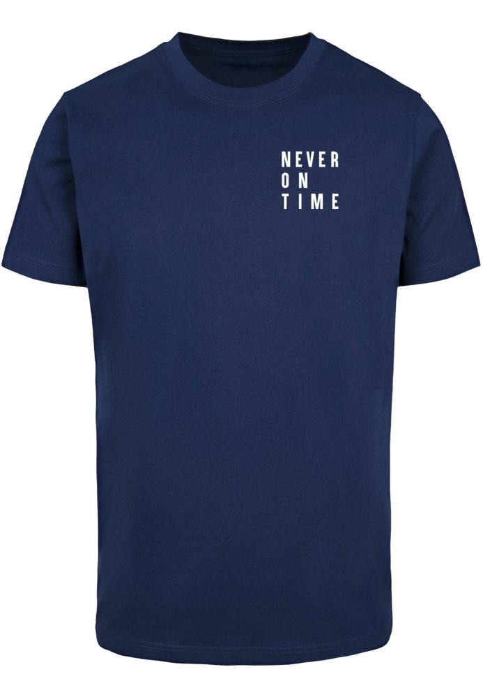 Never On Time Tee - light navy XL