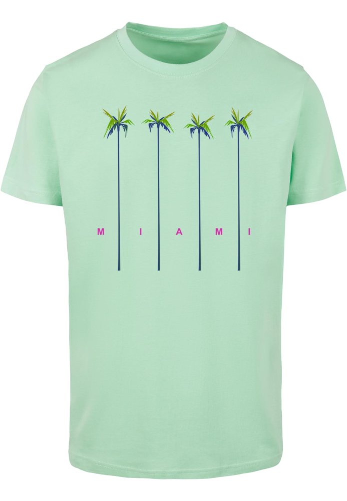 Miami Palms Tee - neo mint XXL