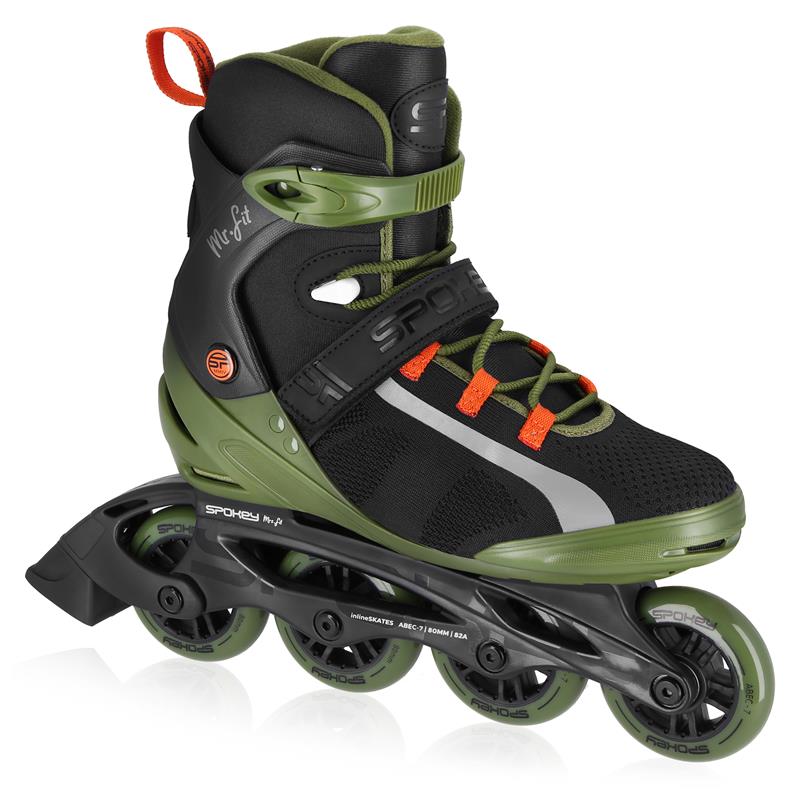 Spokey MrFIT Pánské fitness kolečkové brusle, ABEC7 Carbon, vel. 41-46 41