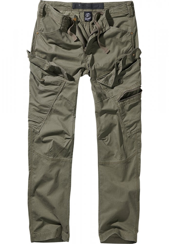 Adven Slim Fit Cargo Pants - olive XL