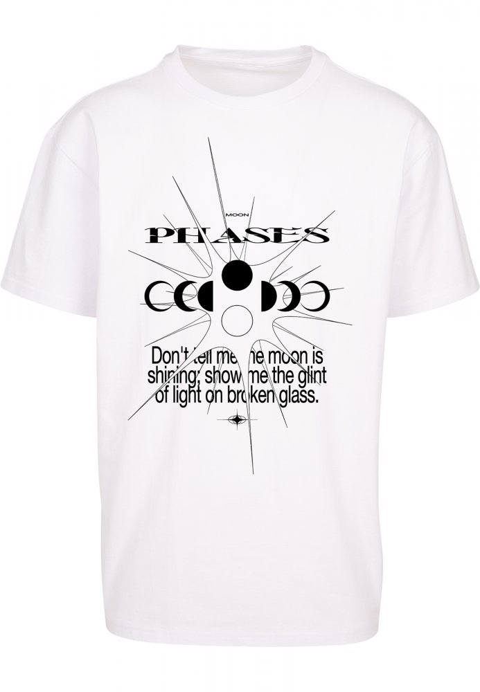 Moon Phases Tee - white L