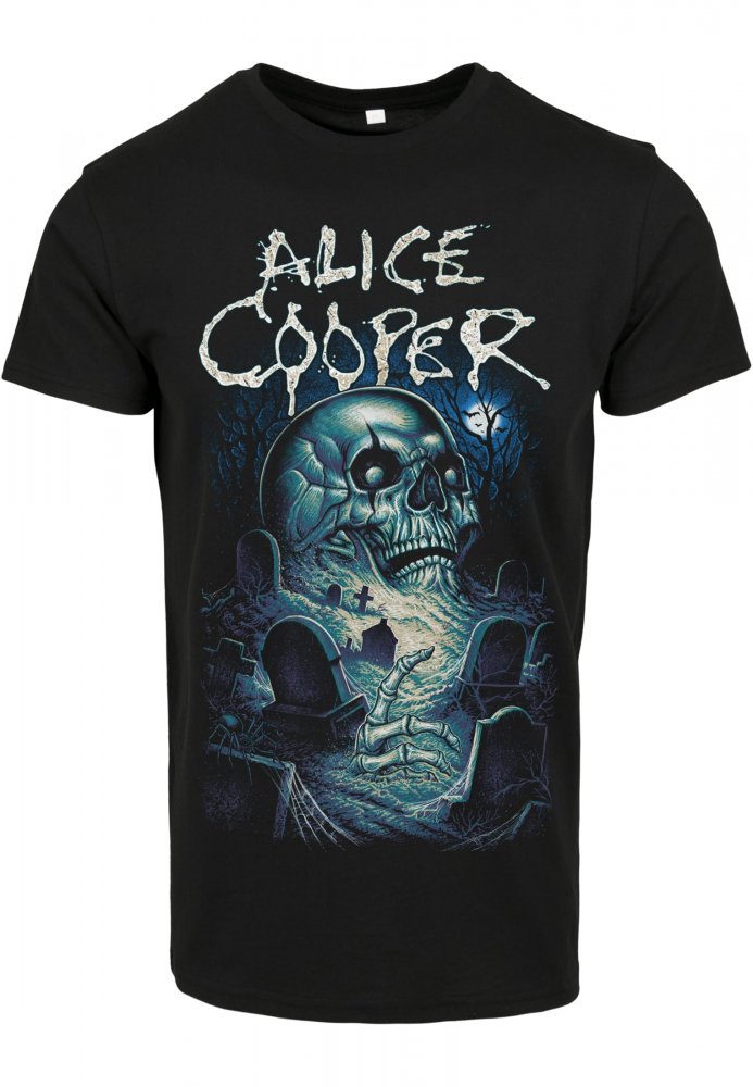 Alice Cooper Graveyard Blue Tee XS