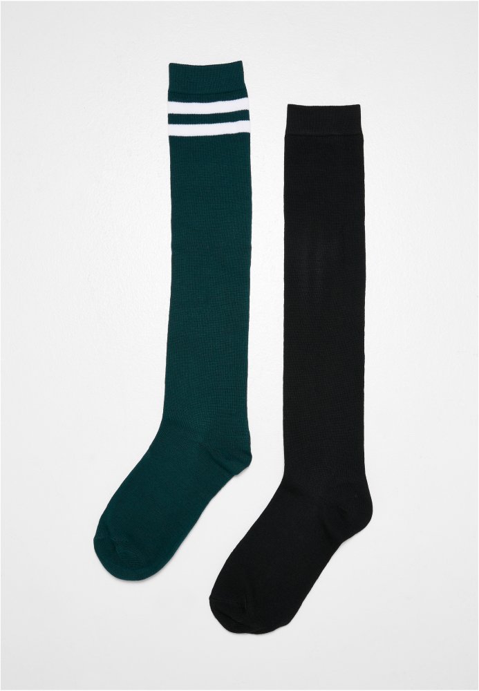 Ladies College Socks 2-Pack - black/jasper 35-38