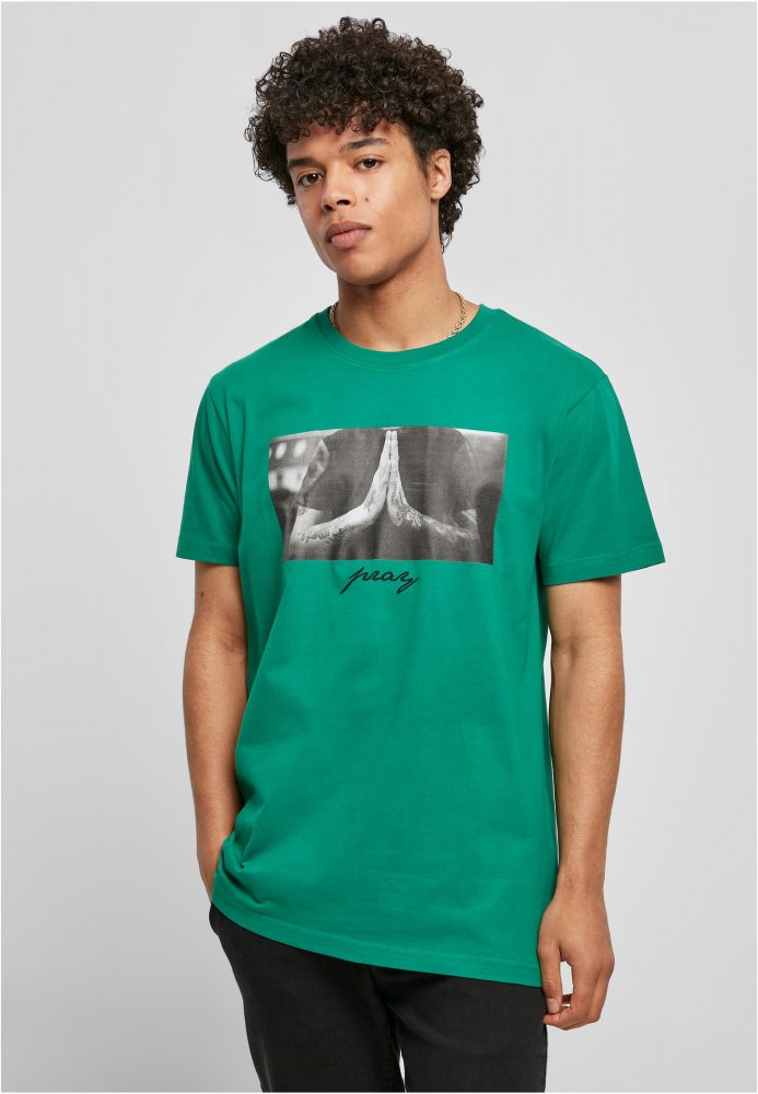 Pray Tee - forest green L