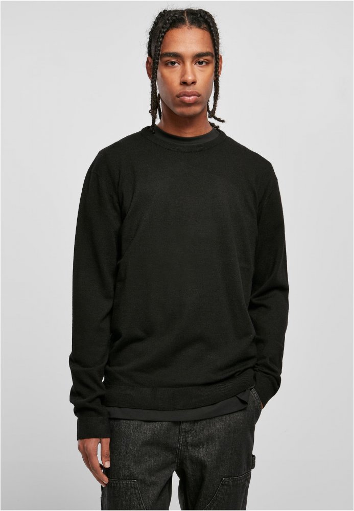 Eco Mix Sweater - black XL