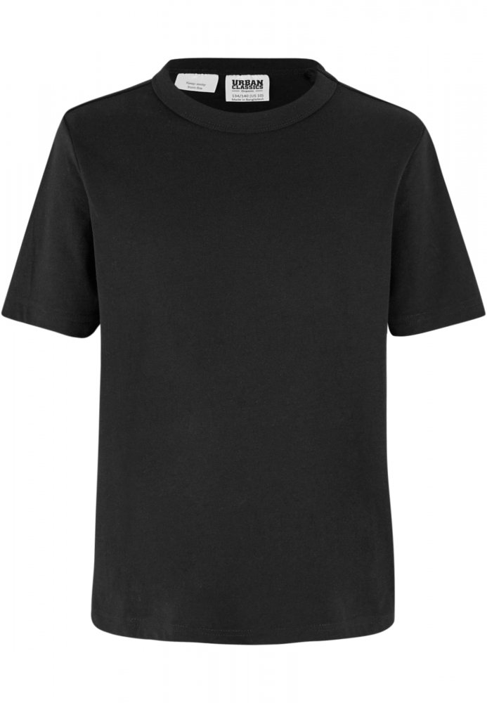 Boys Organic Basic Tee - black 110/116