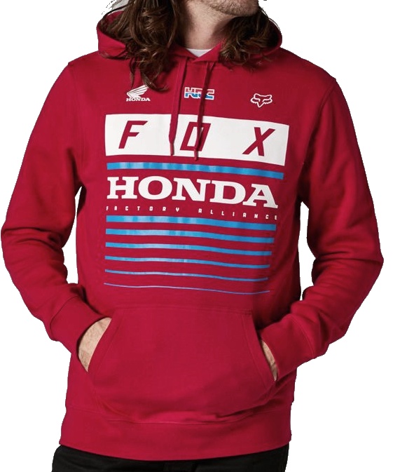 Mikina Fox Honda flame red XL