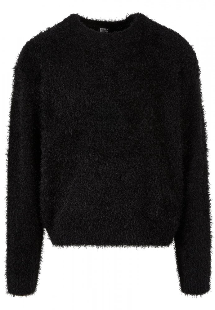 Feather Sweater - black 3XL