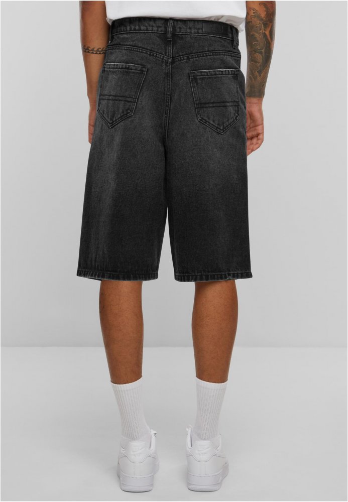 90's Heavy Denim Shorts - new mid blue washed 30