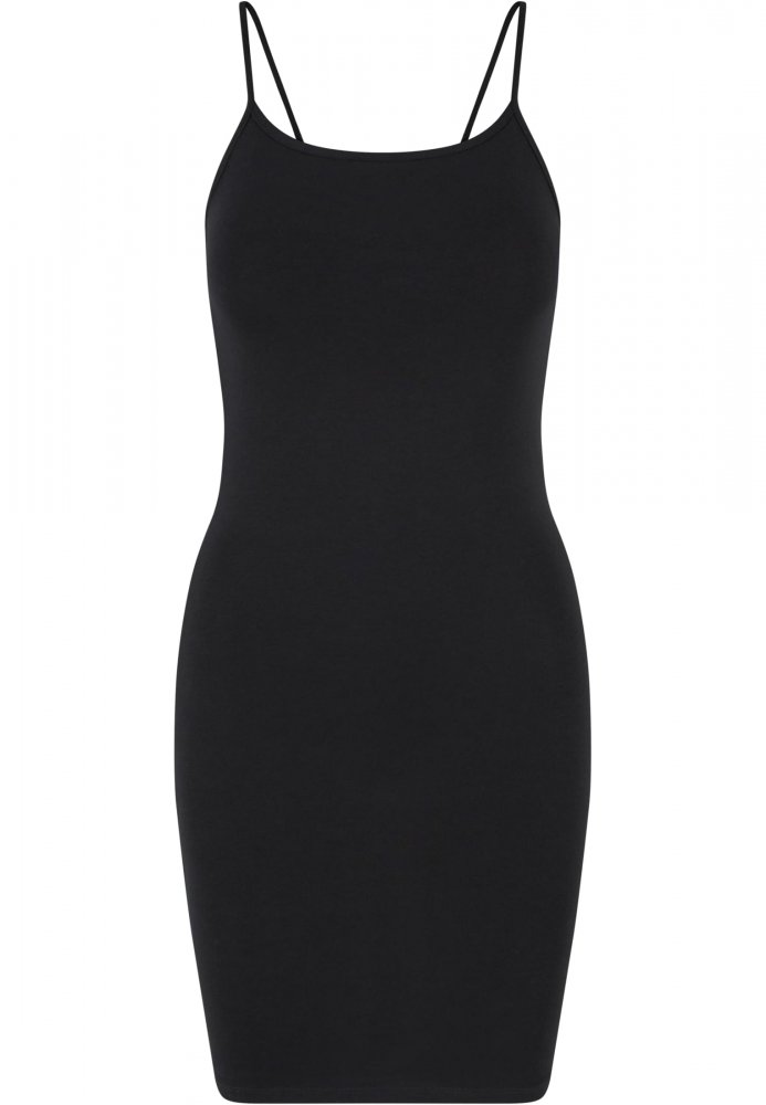 Ladies Stretch Jersey Slim Dress - black M