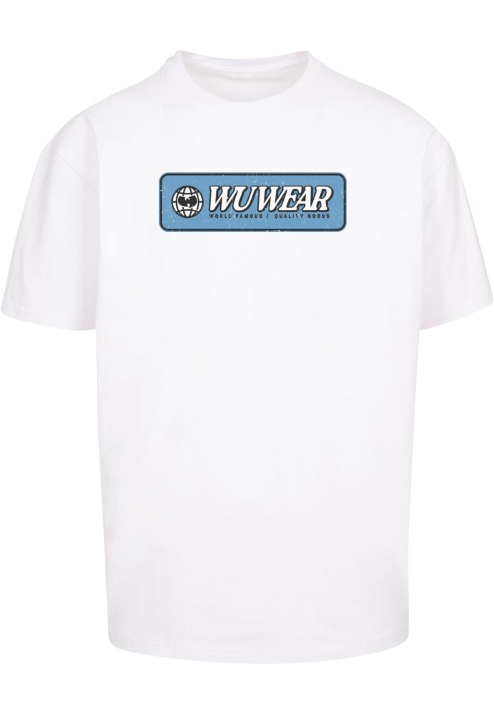 WU Wear Earth Logo Oversize Tee - white 3XL