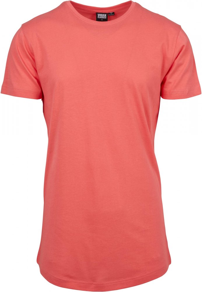 Shaped Long Tee - coral S