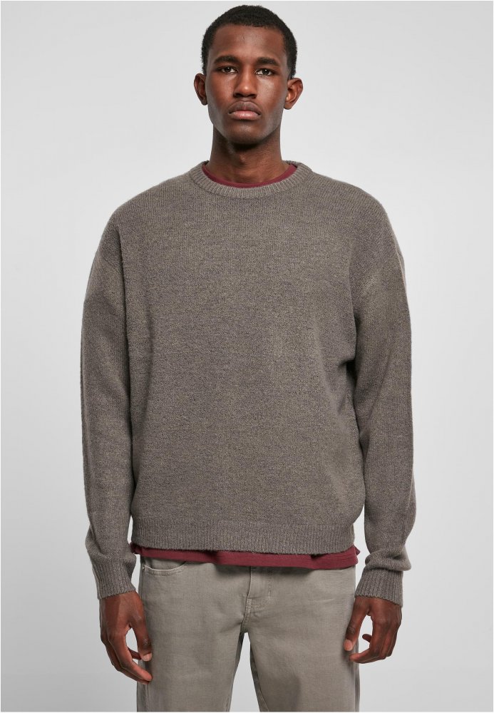 Oversized Chunky Sweater - asphalt 5XL
