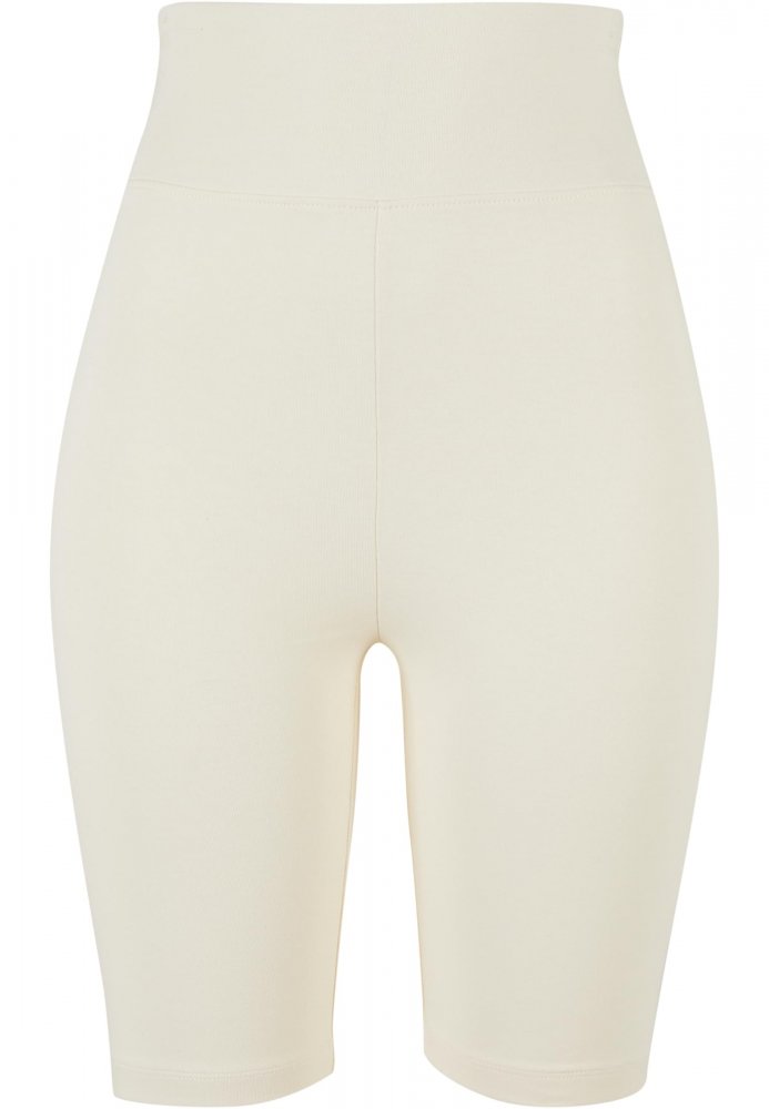 Ladies High Waist Cycle Shorts - whitesand XXL