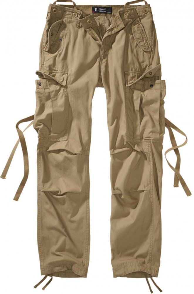 Ladies M-65 Cargo Pants - camel 32