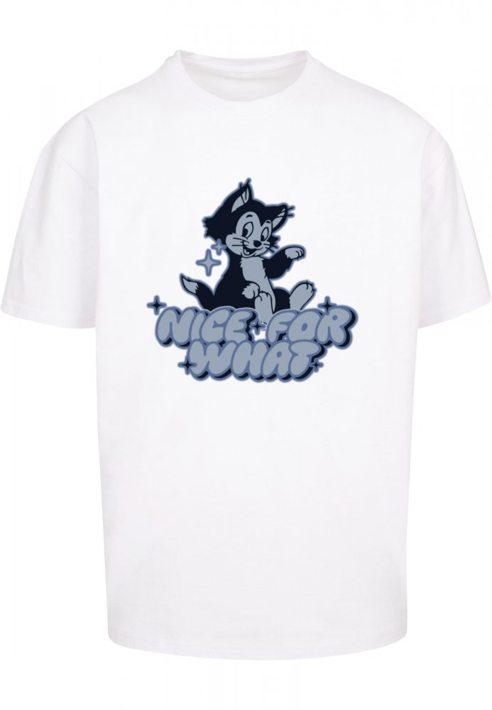 Nice for what Heavy Oversize Tee - white XXL