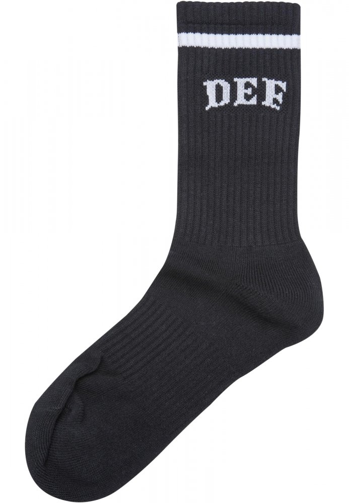 DEF College Socks - black 47-50