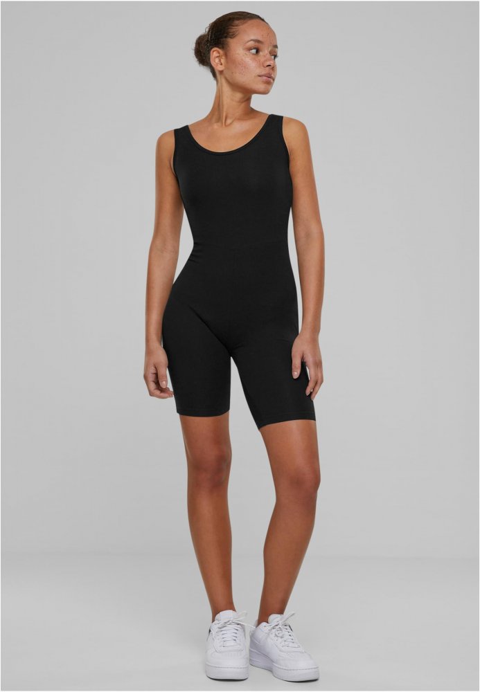 Ladies Organic Stretch Jersey Jumpsuit - black M