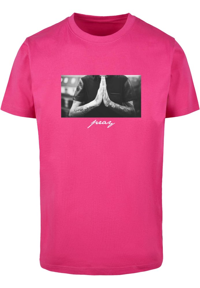 Pray Tee - hibiskus pink L