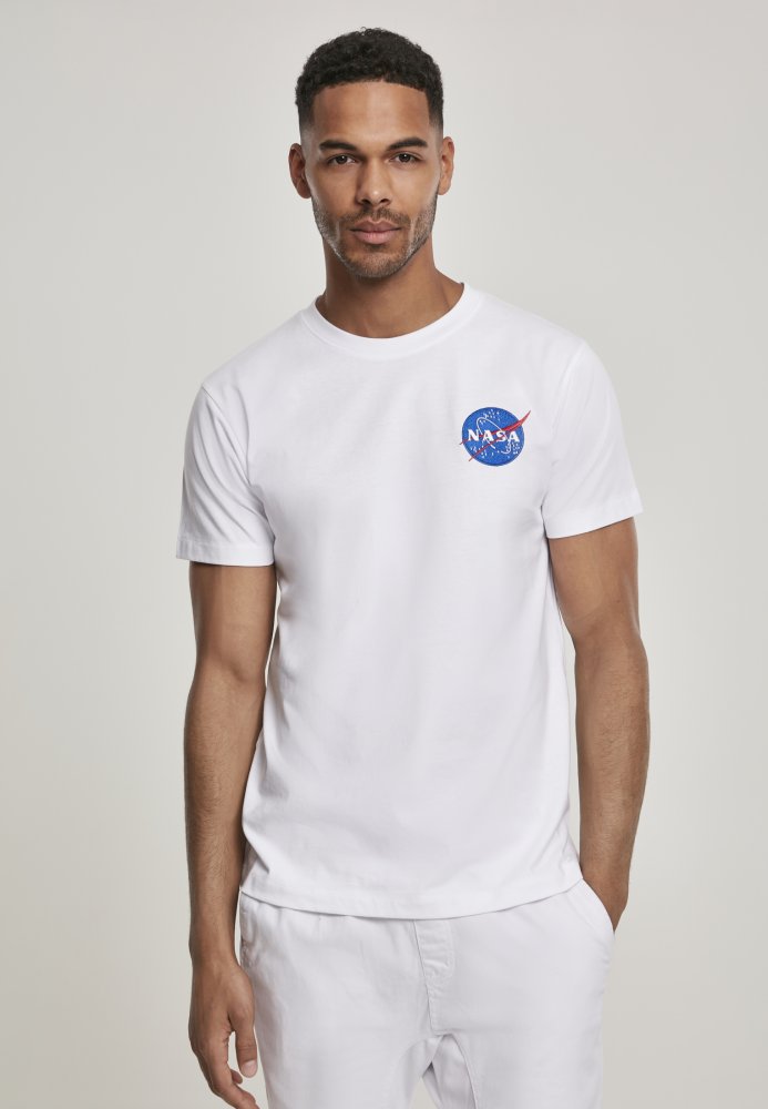 NASA Logo Embroidery Tee - white M