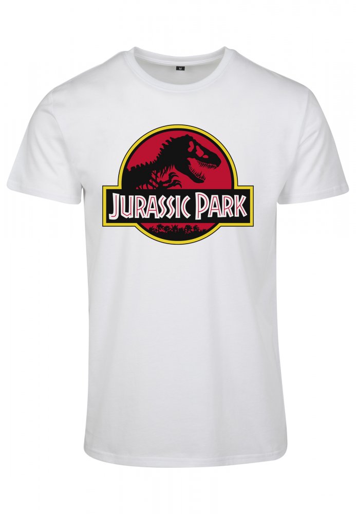 Tričko Universal Jurassic Park Logo Tee - white XS